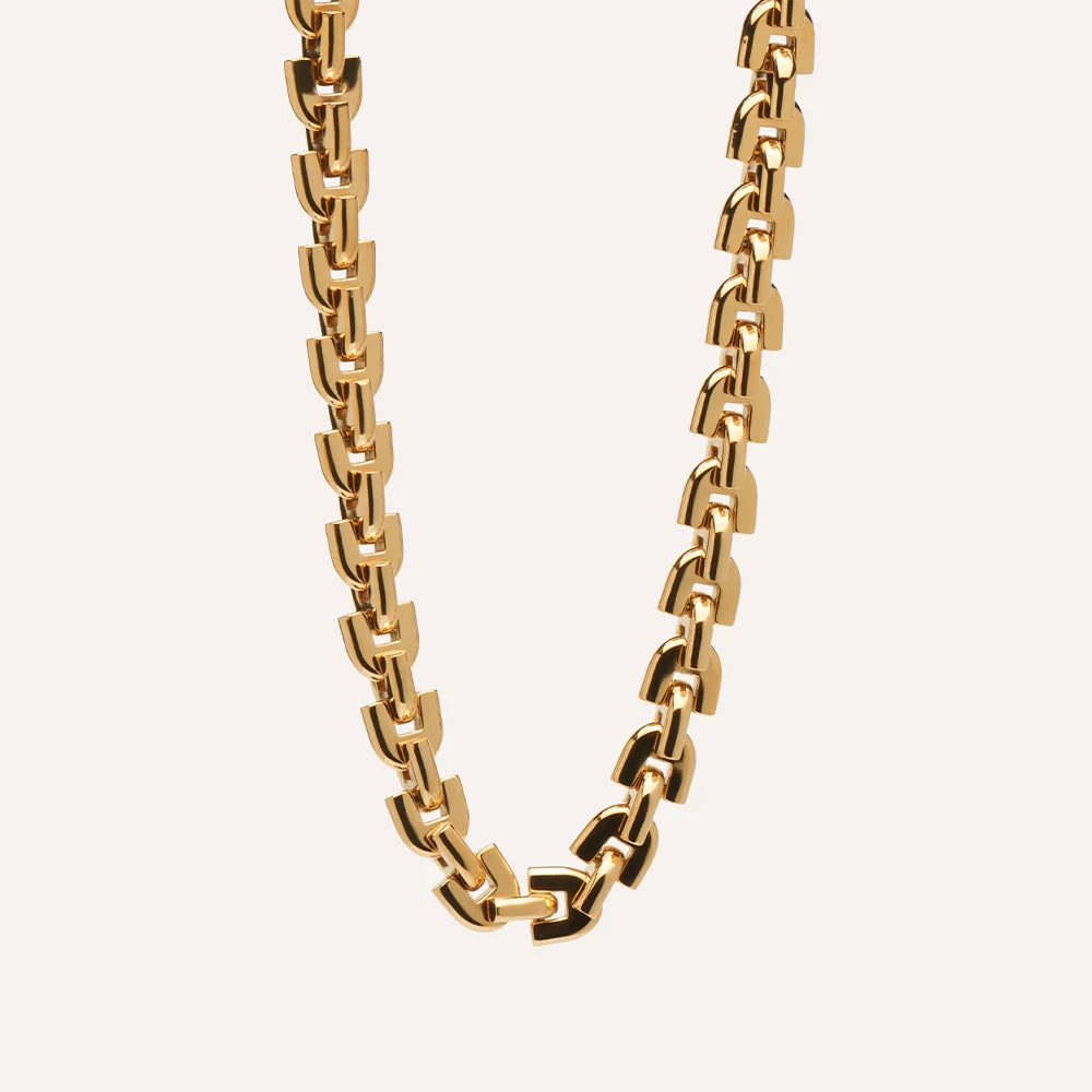 Gold Lourde Statement Necklace