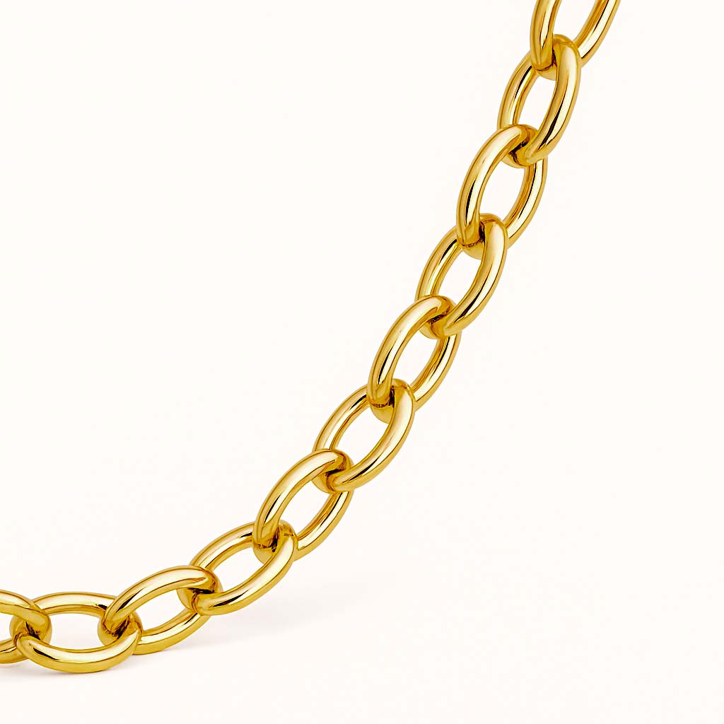 Gold Thick Chain Bracelet