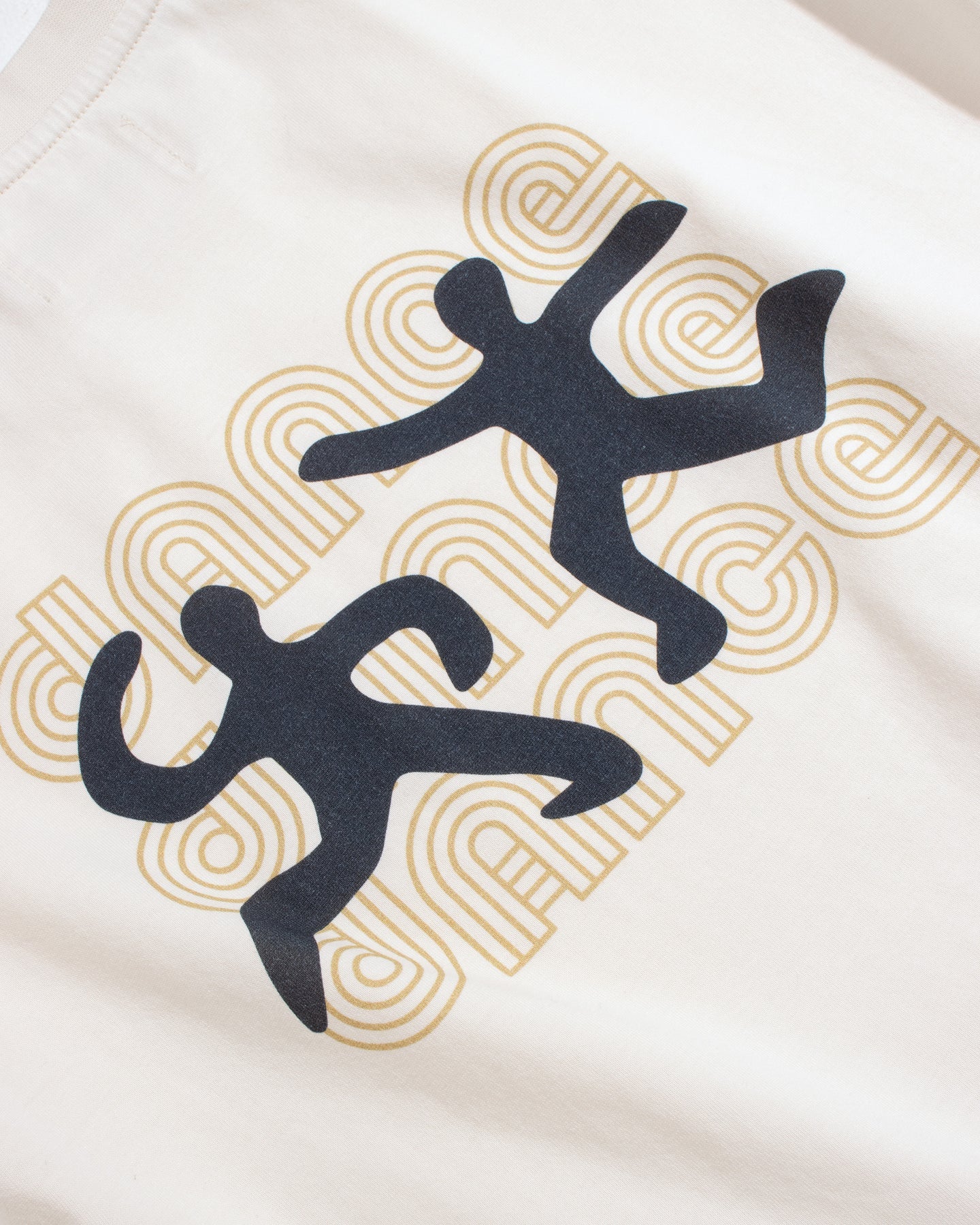 White Dance Graphic Long Sleeve T shirt