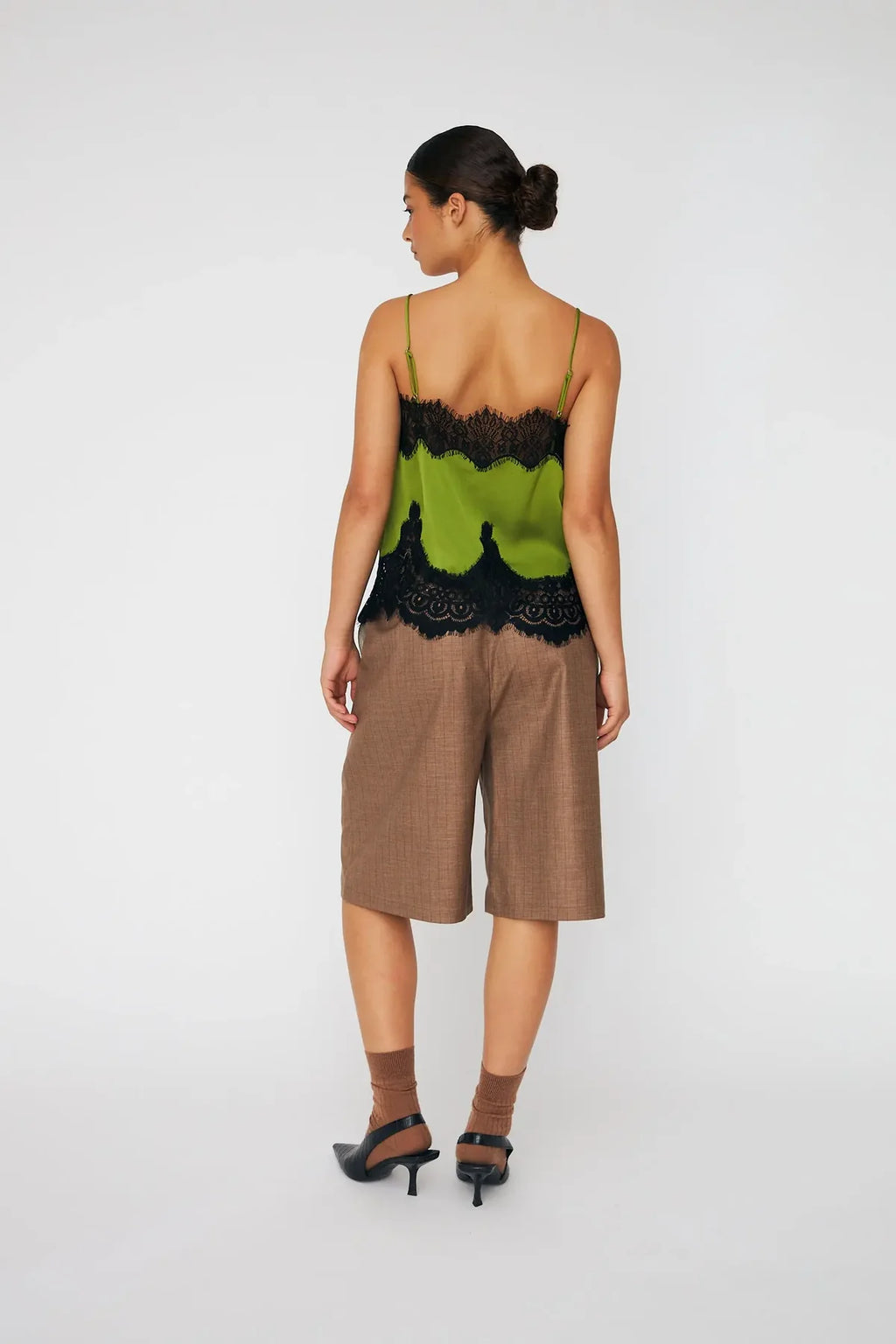 Green Flash Delicate Lace Top - Last One