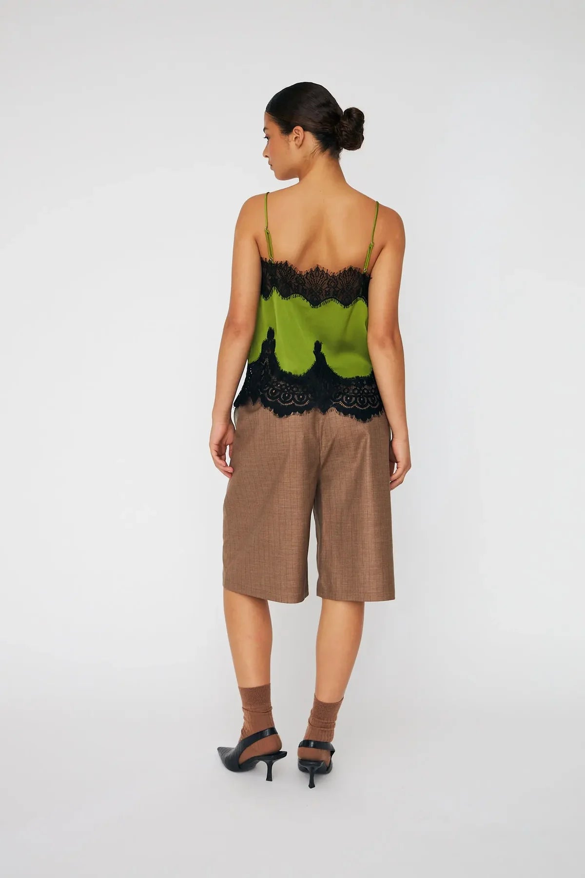 Green Flash Delicate Lace Top - Last One
