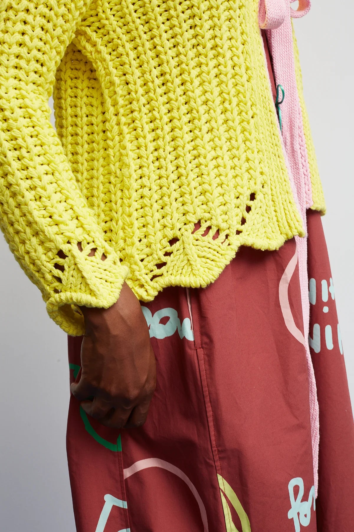 Yellow Trado Cardigan