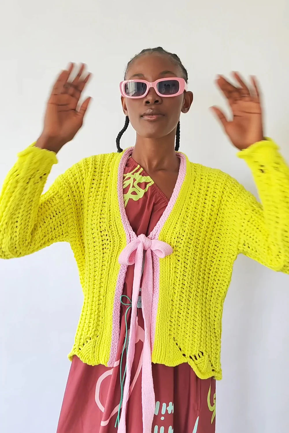 Yellow Trado Cardigan