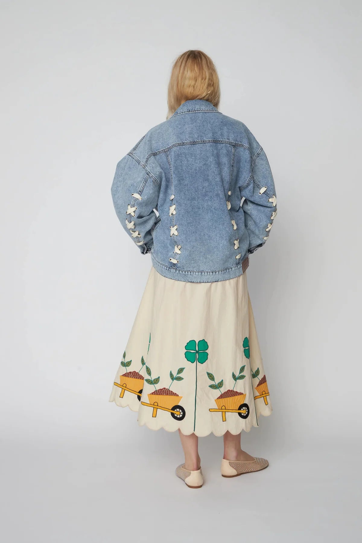Moon Washed Denim Jacket - Last One (size Small)