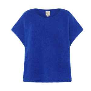 Electric Blue Knitted Vest