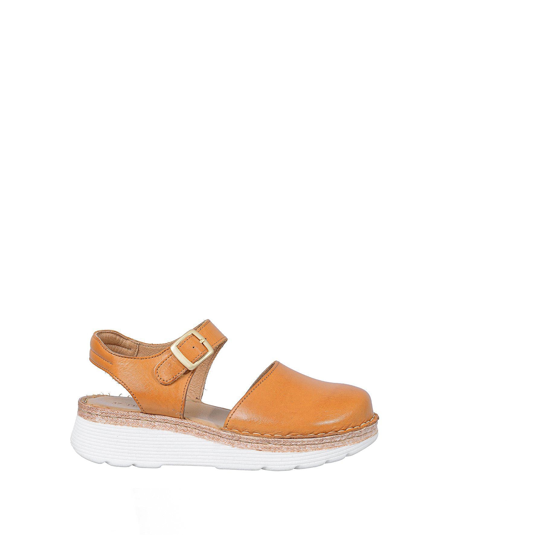 Caramel Closed Toe Sandals