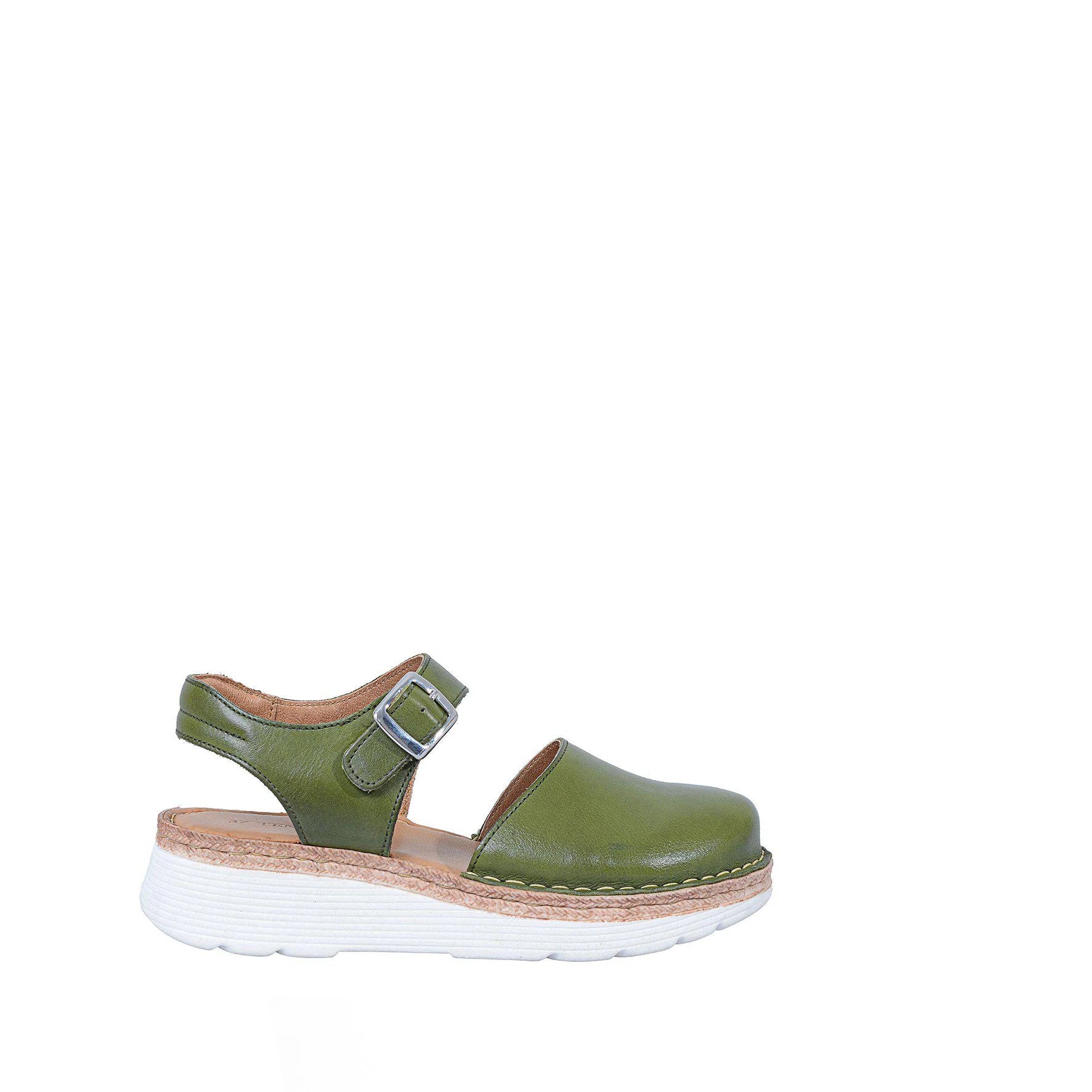 Khaki Closed Toe Sandals - size 36 and 37 only