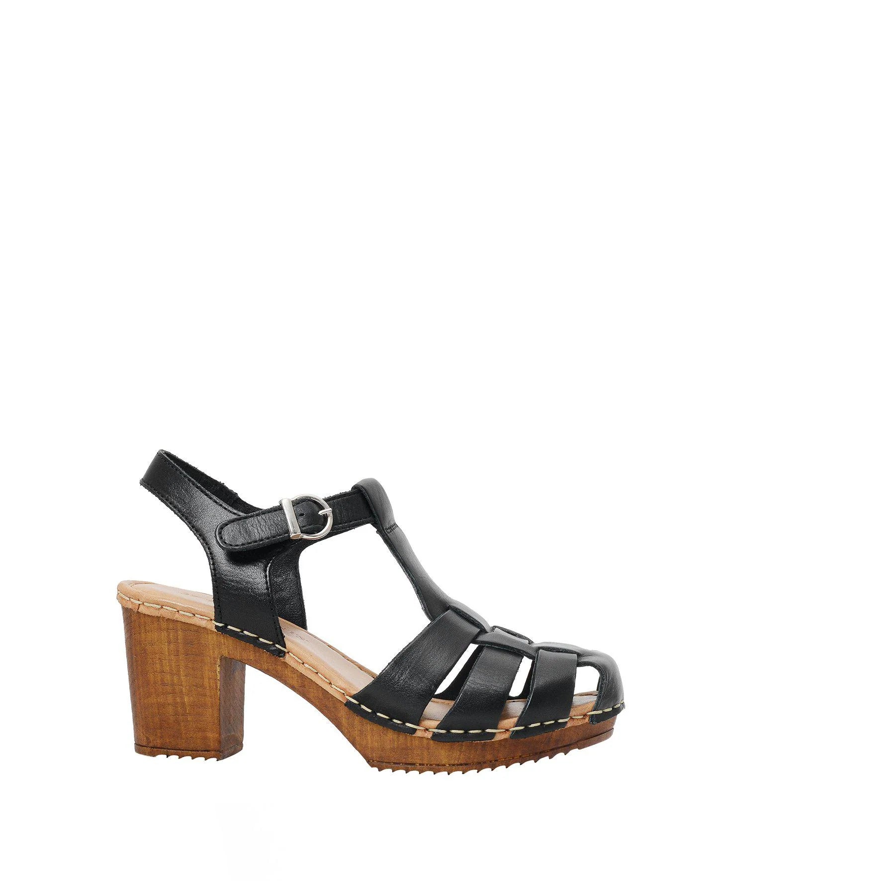 Amelia Black Clogs - size 41 only