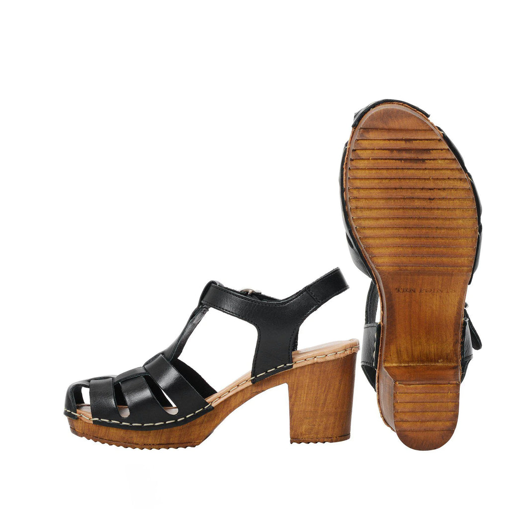 Amelia Black Clogs - size 41 only