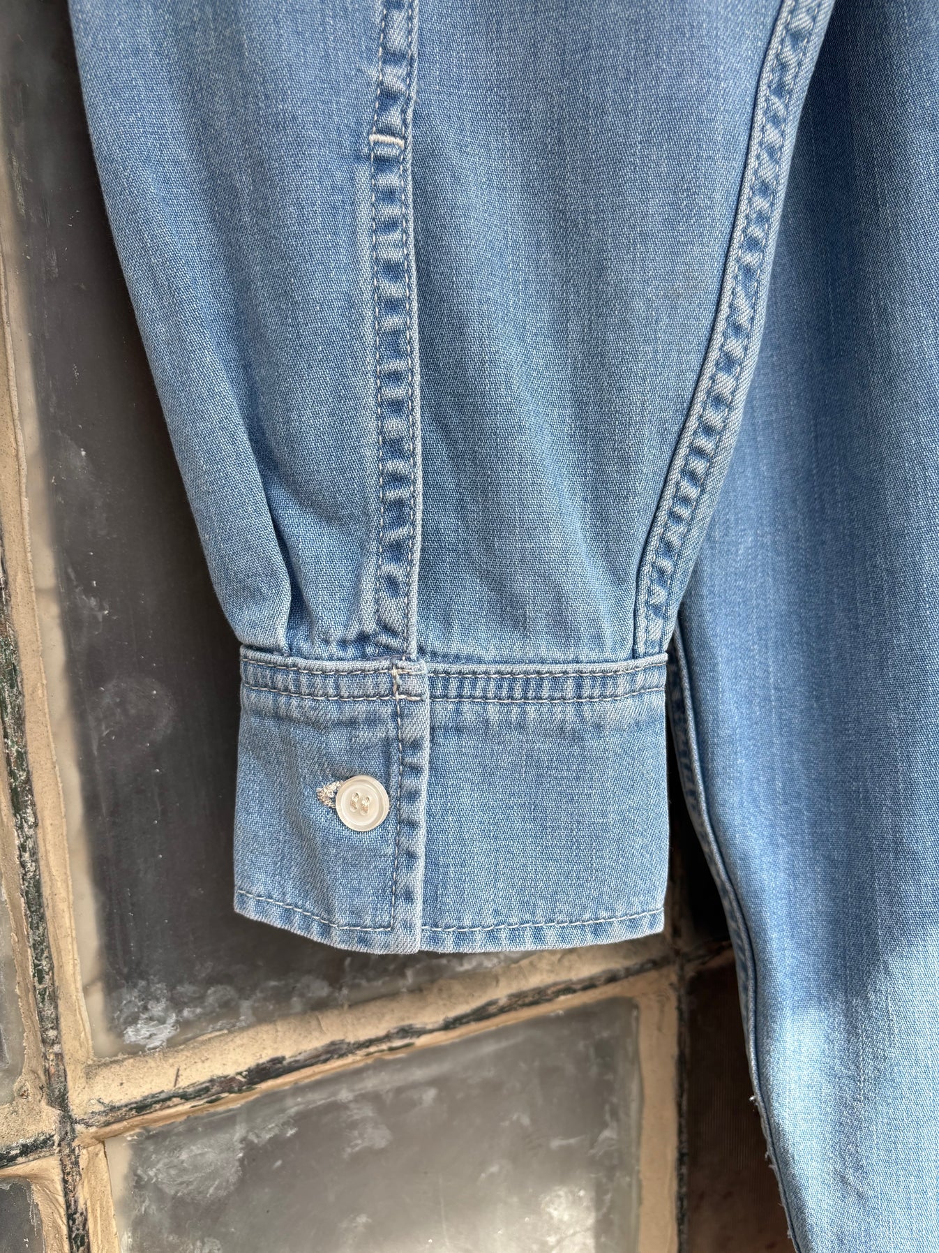 Light Wash Grandpa Shirt