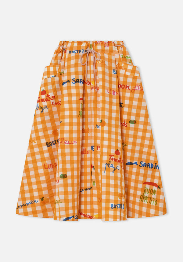 Orange Jaleo Skirt
