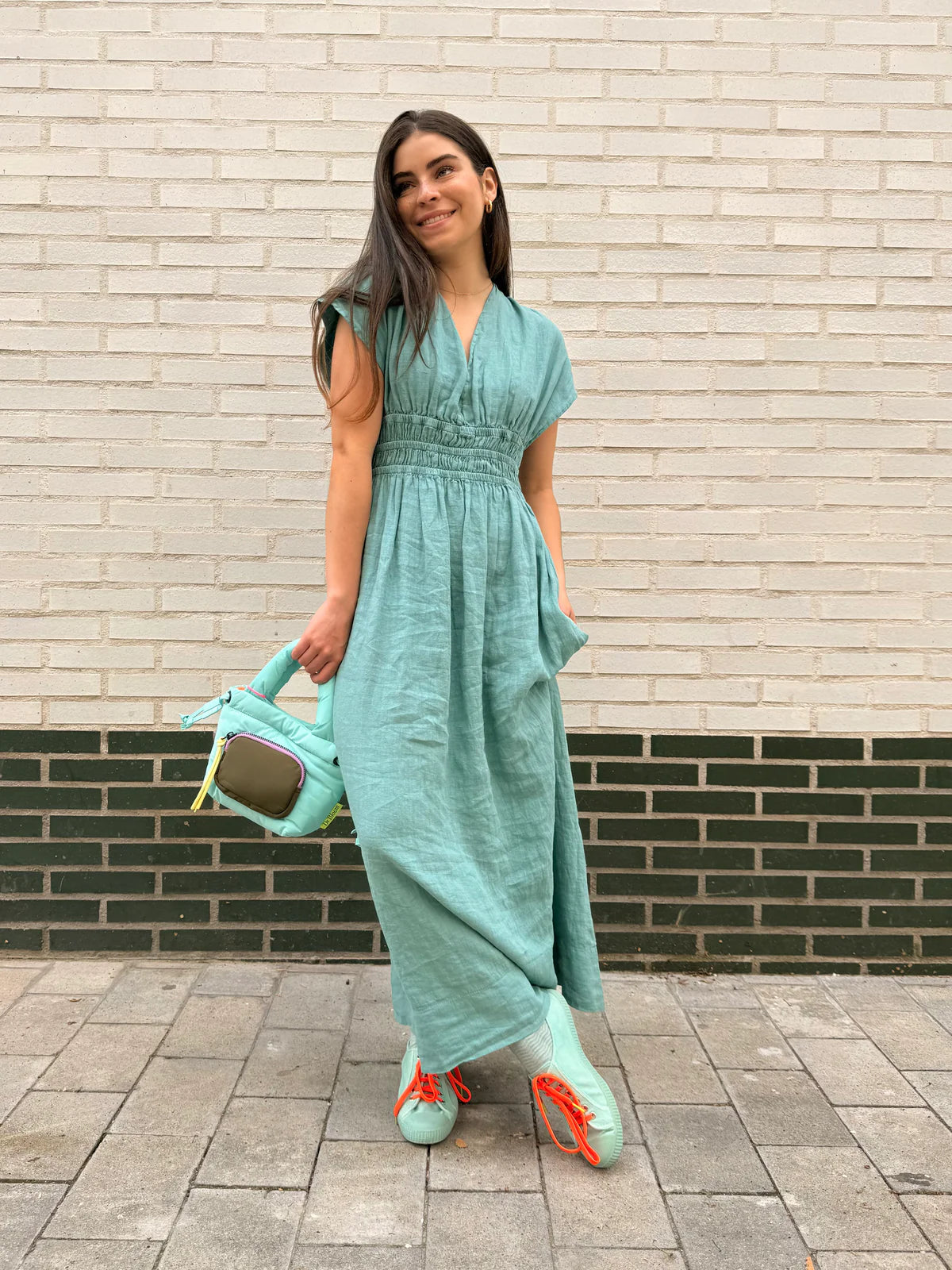 Green Caricia Dress
