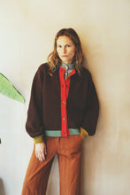 Ives Chocolate Cardigan - Last One (size XSmall fits 10)