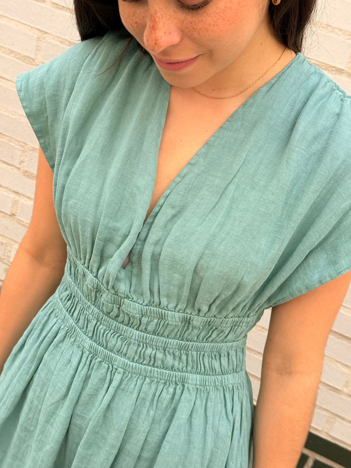 Green Caricia Dress