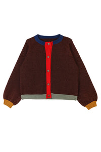 Ives Chocolate Cardigan - Last One (size XSmall fits 10)