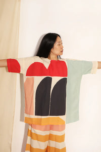 Silas Bright Collage Top