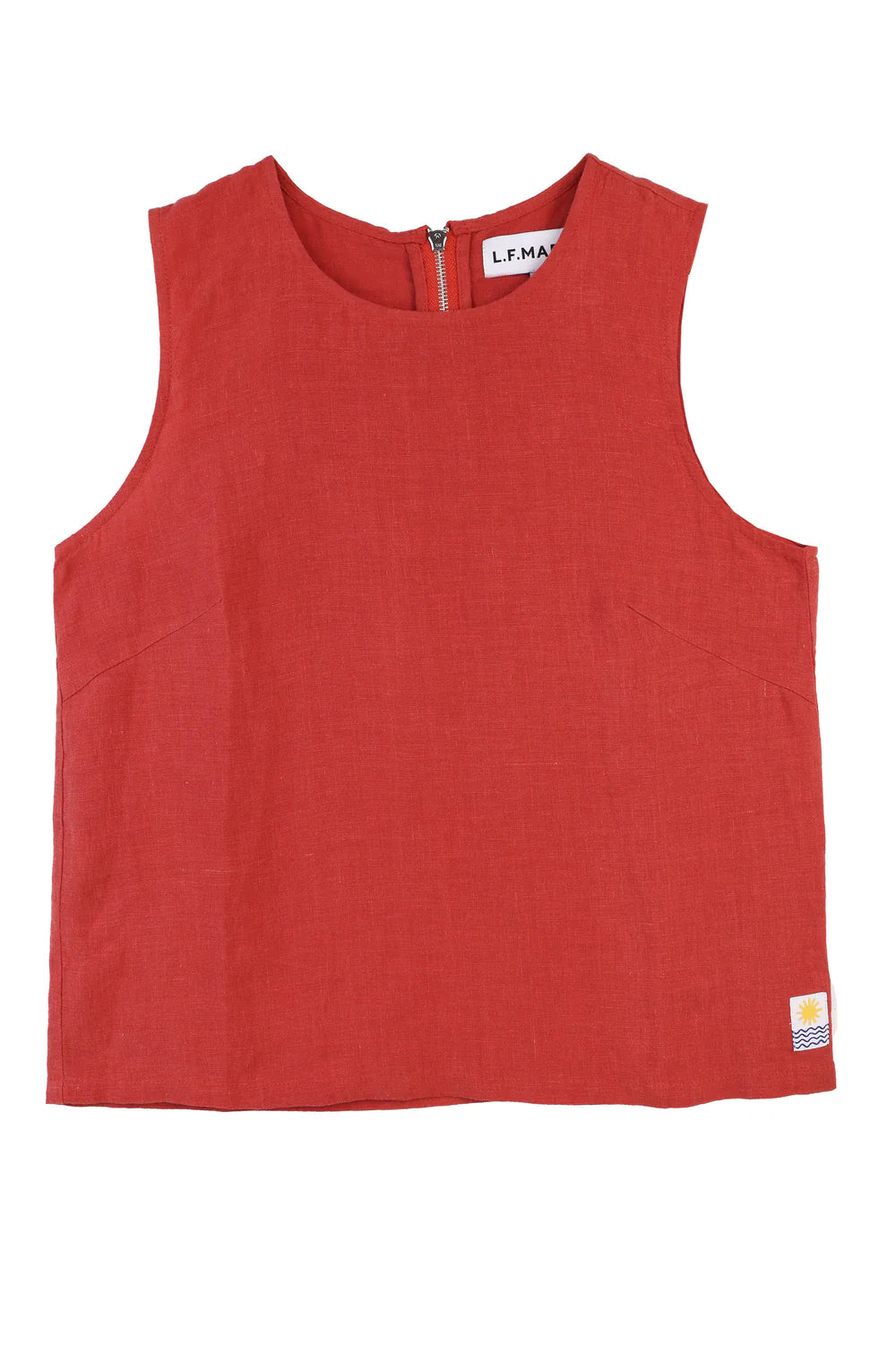 Paprika Basic Linen Vest