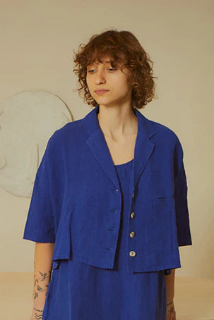 Cobalt Maxim Linen Shirt -Last One