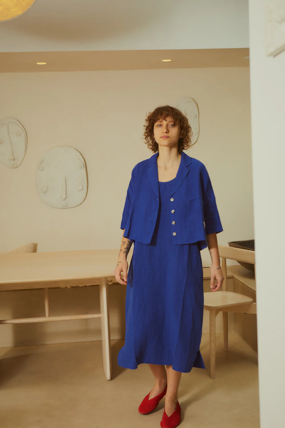 Cobalt Maxim Linen Shirt -Last One
