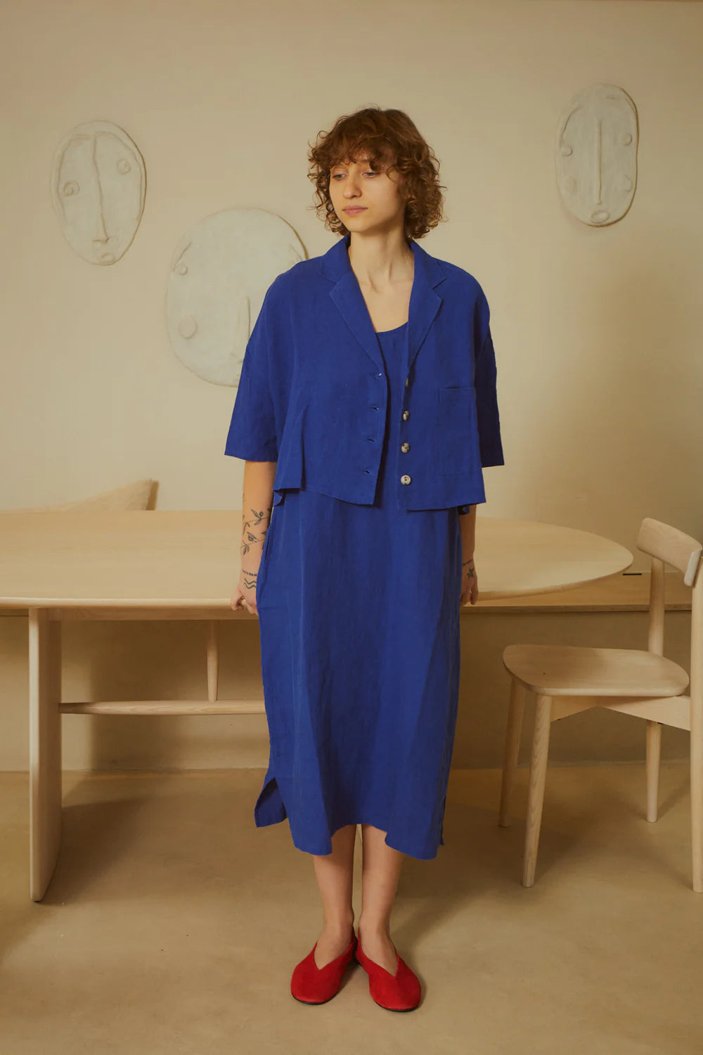 Cobalt Maxim Linen Shirt -Last One