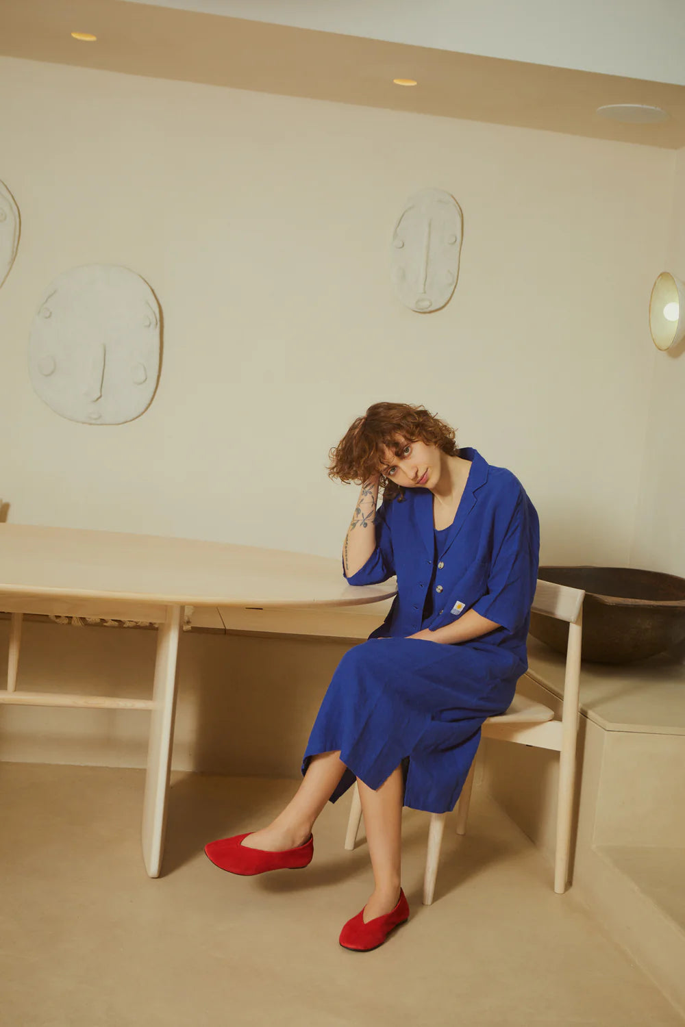 Cobalt Maxim Linen Shirt -Last One