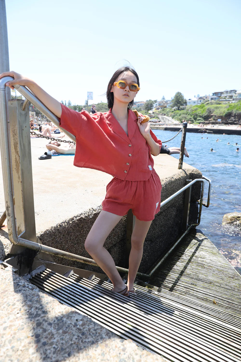 Paprika Maxim Linen Shirt