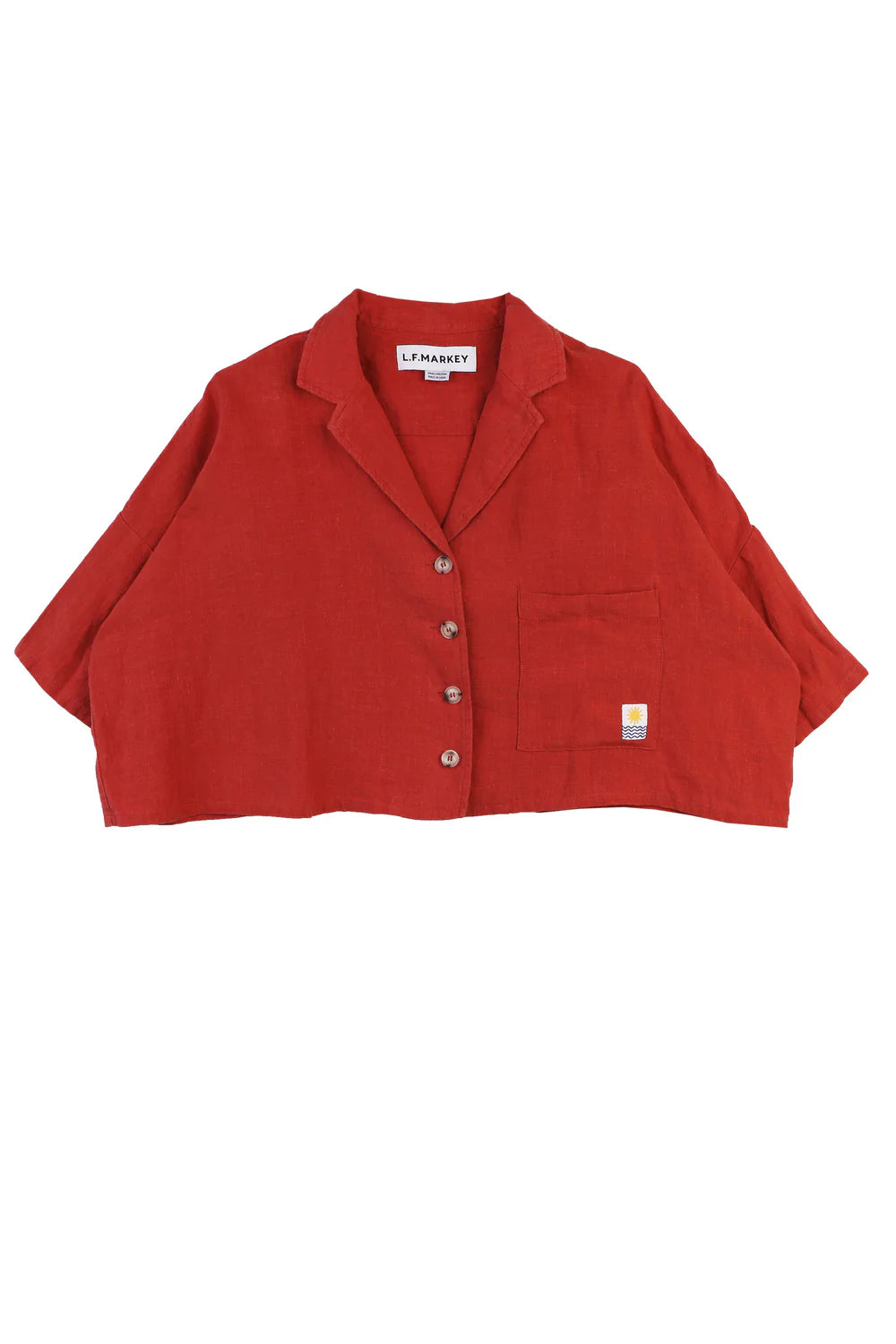Paprika Maxim Linen Shirt