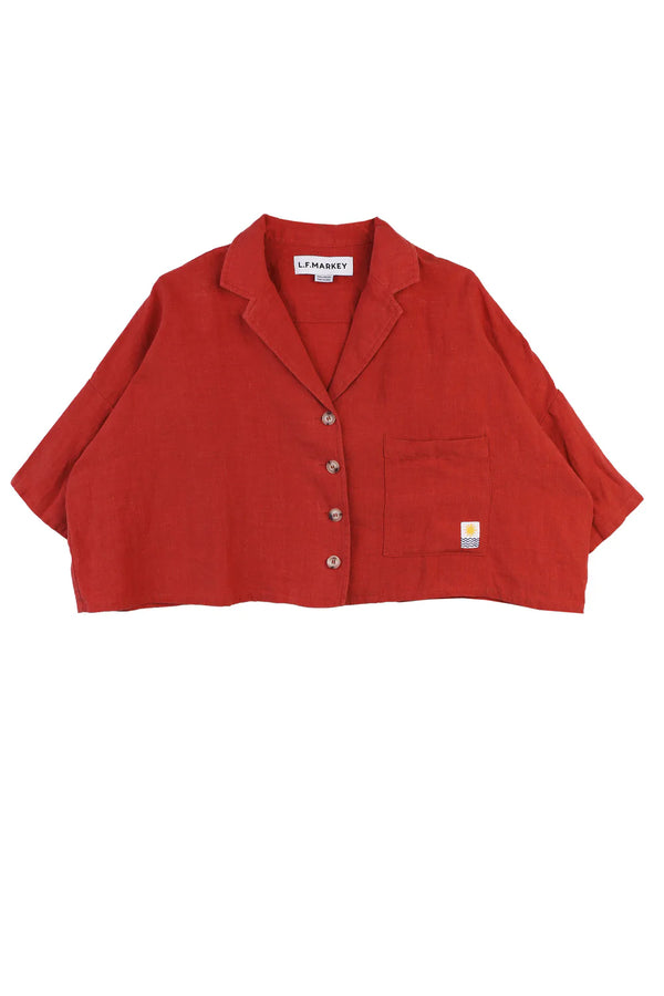 Paprika Maxim Linen Shirt