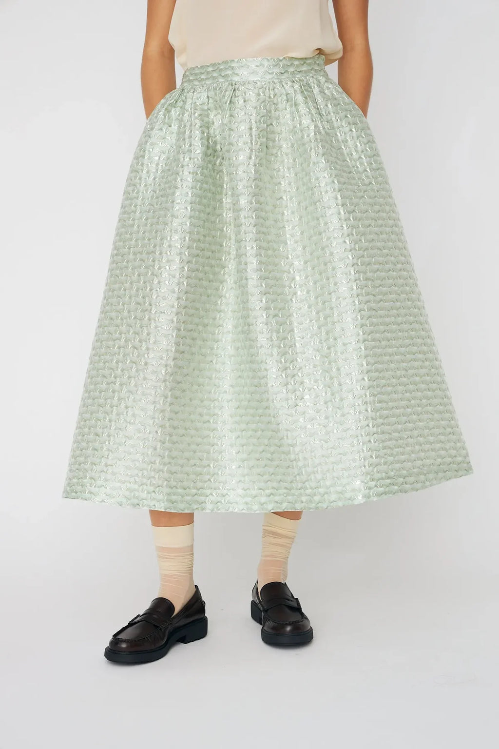 Mint Tea Bubble Skirt