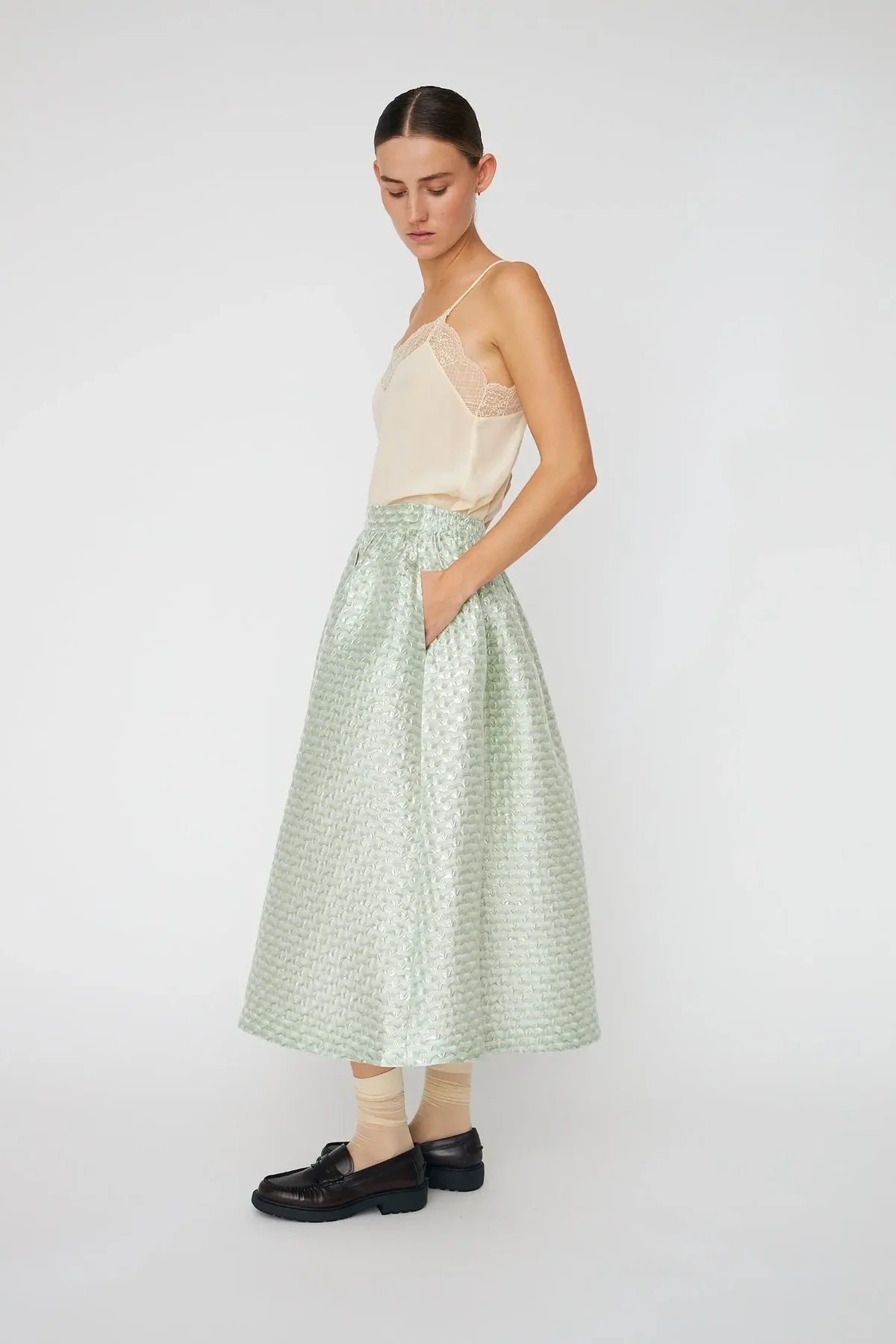 Mint Tea Bubble Skirt