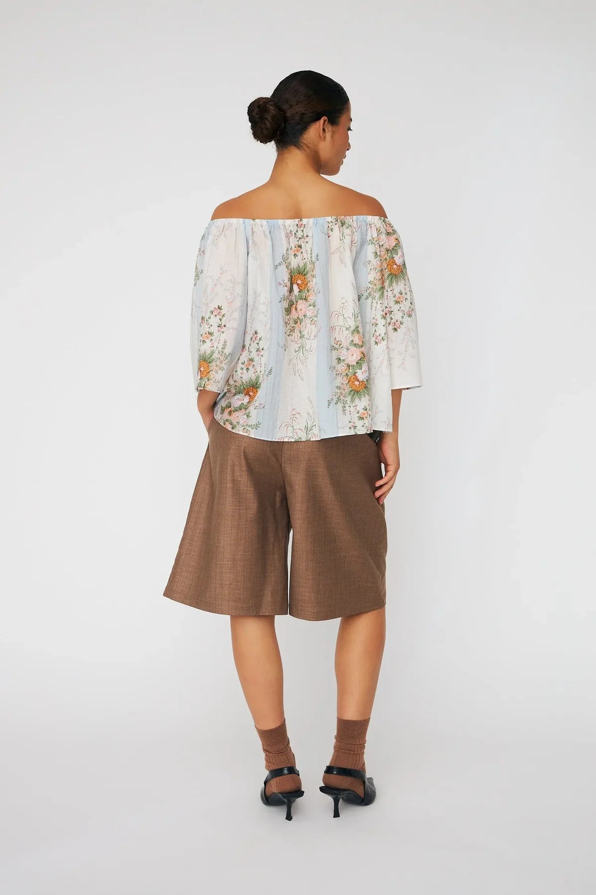 Multicolour Flower Loose Blouse