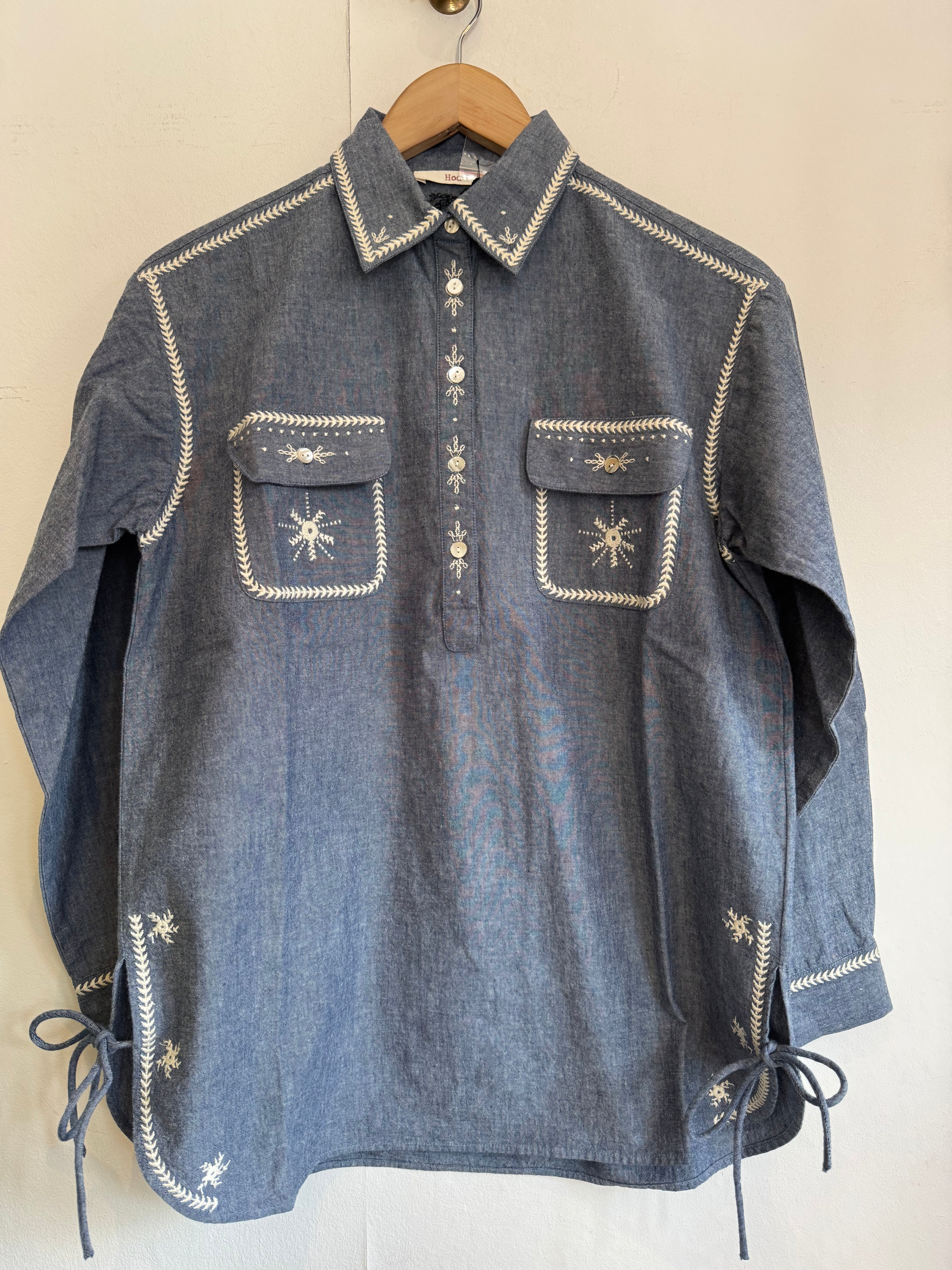 Dark Chambray Blouse