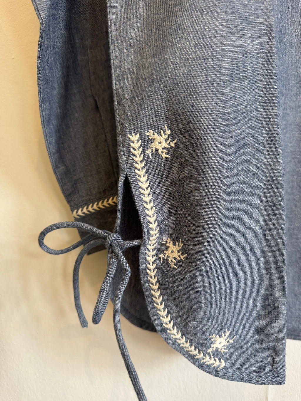 Dark Chambray Blouse