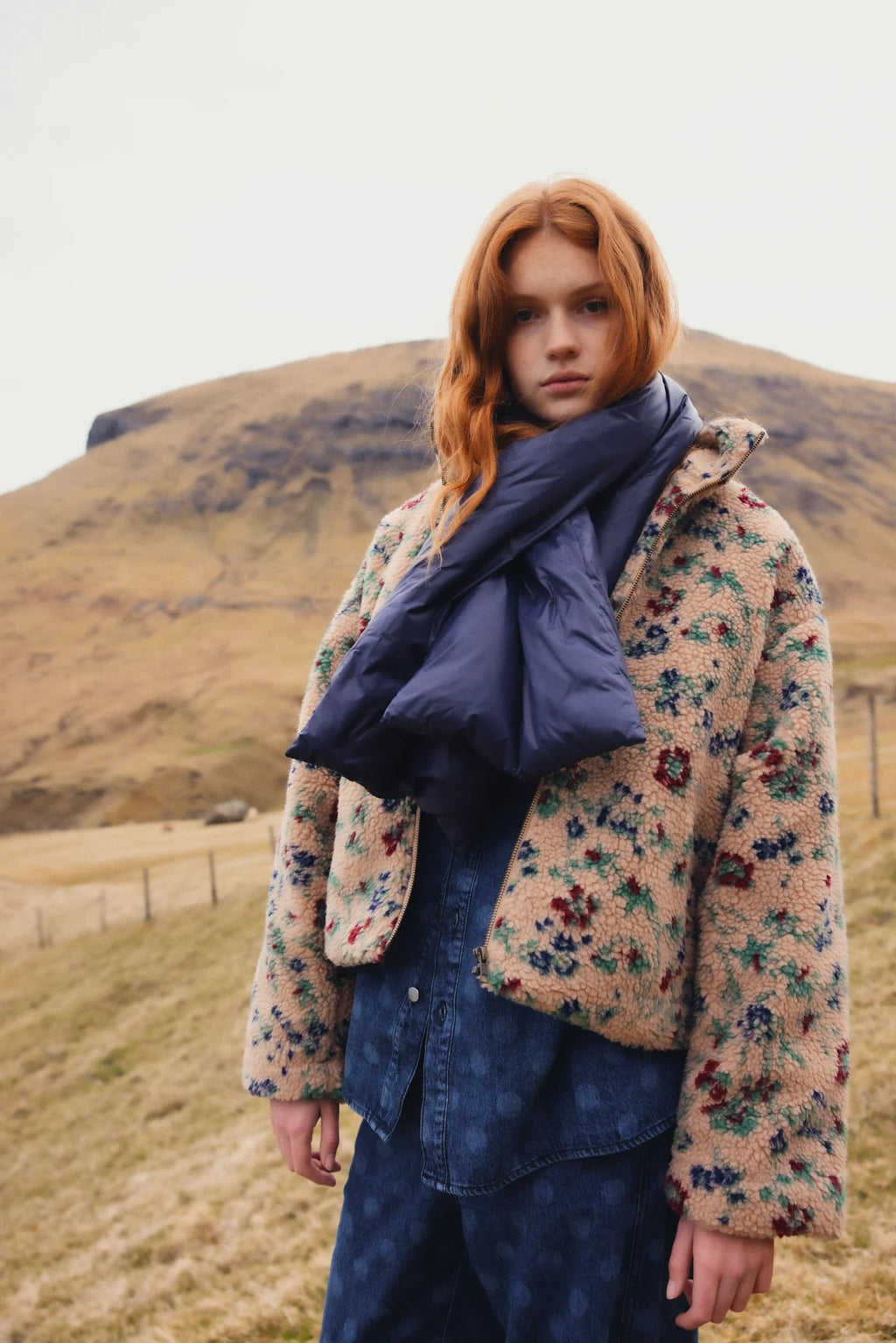 Floral Fleece - Last One (size Large)