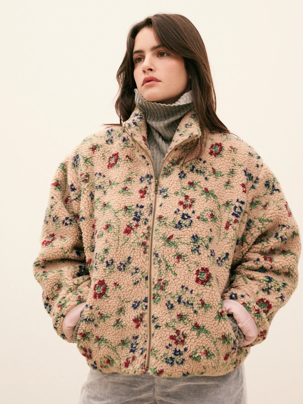 Floral Fleece - Last One (size Large)