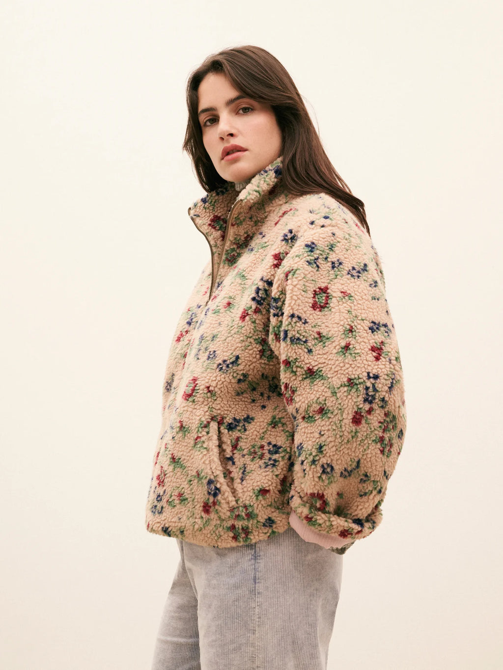 Floral Fleece - Last One (size Large)