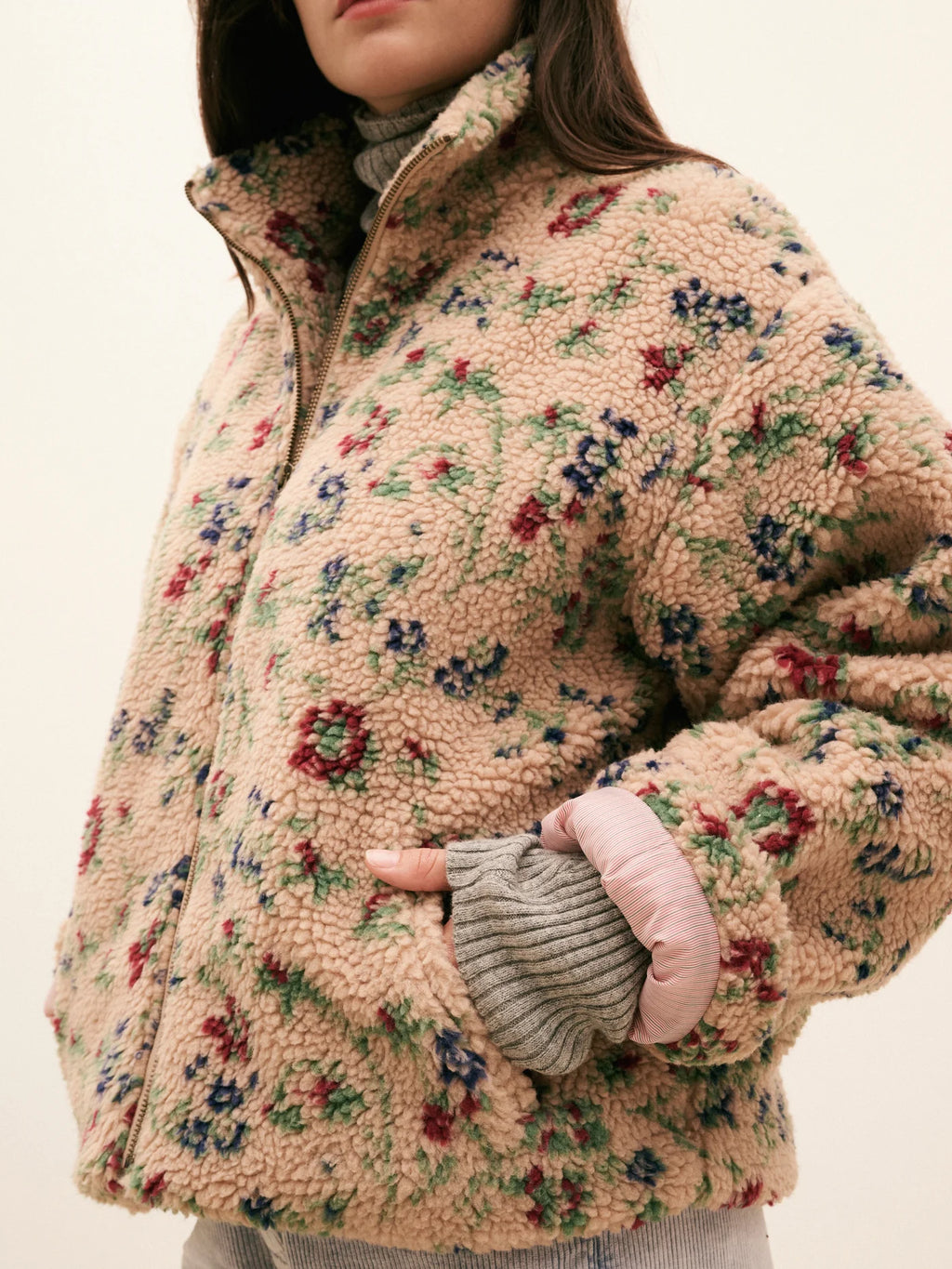 Floral Fleece - Last One (size Large)