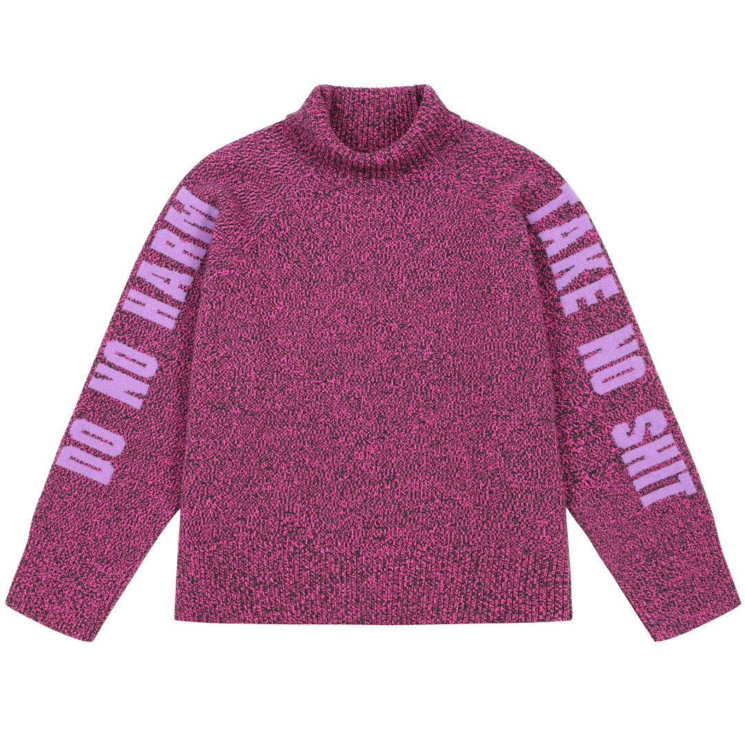 Do No Harm Take No Shit Merino Funnel Jumper