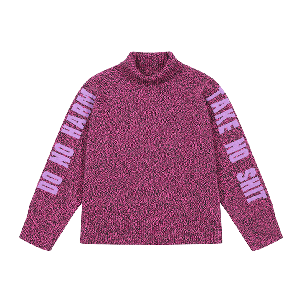 Do No Harm Take No Shit Merino Funnel Jumper