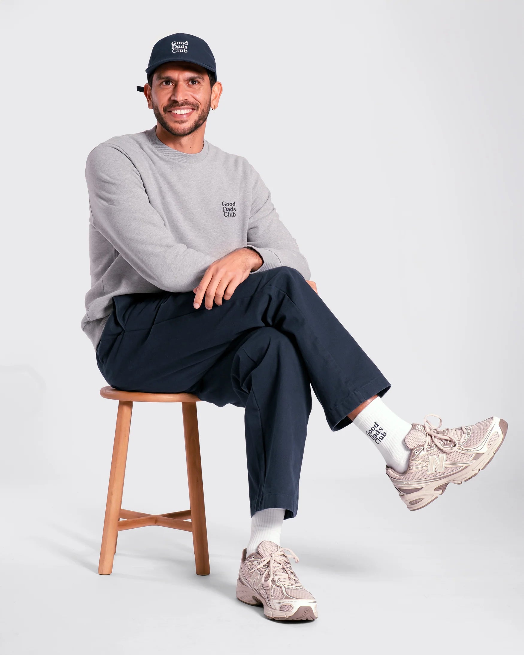 Good Dads Club Embroidered Navy Cap