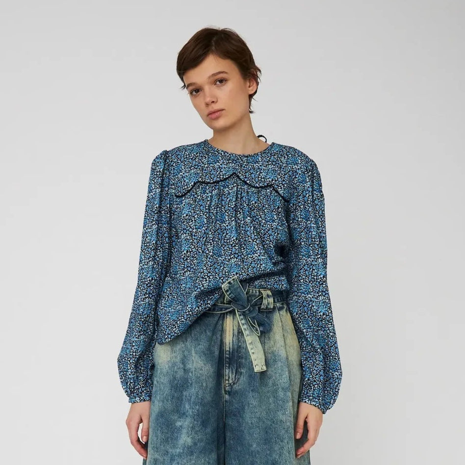 All Over Printed Blouse