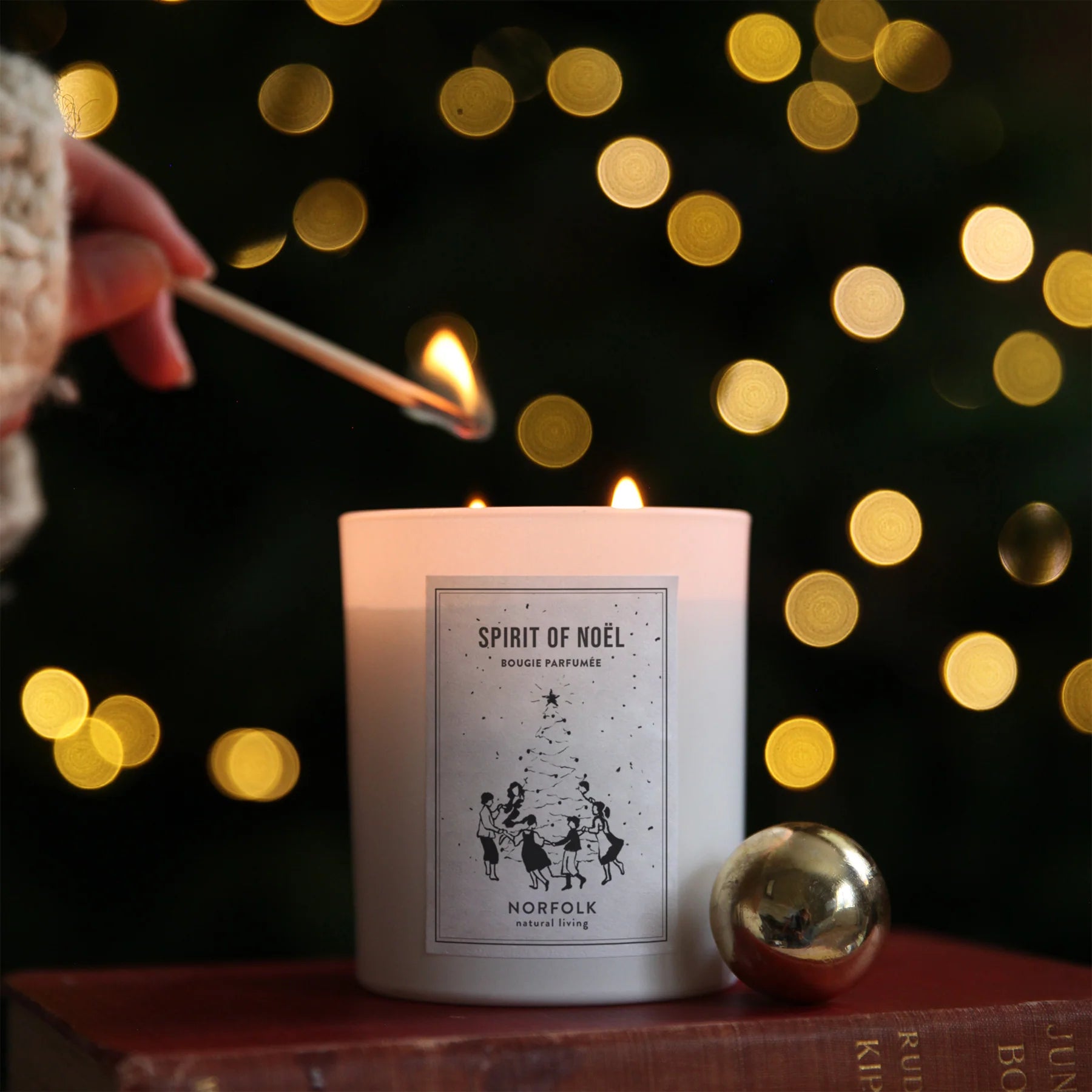 Spirit of Noel Christmas Candle