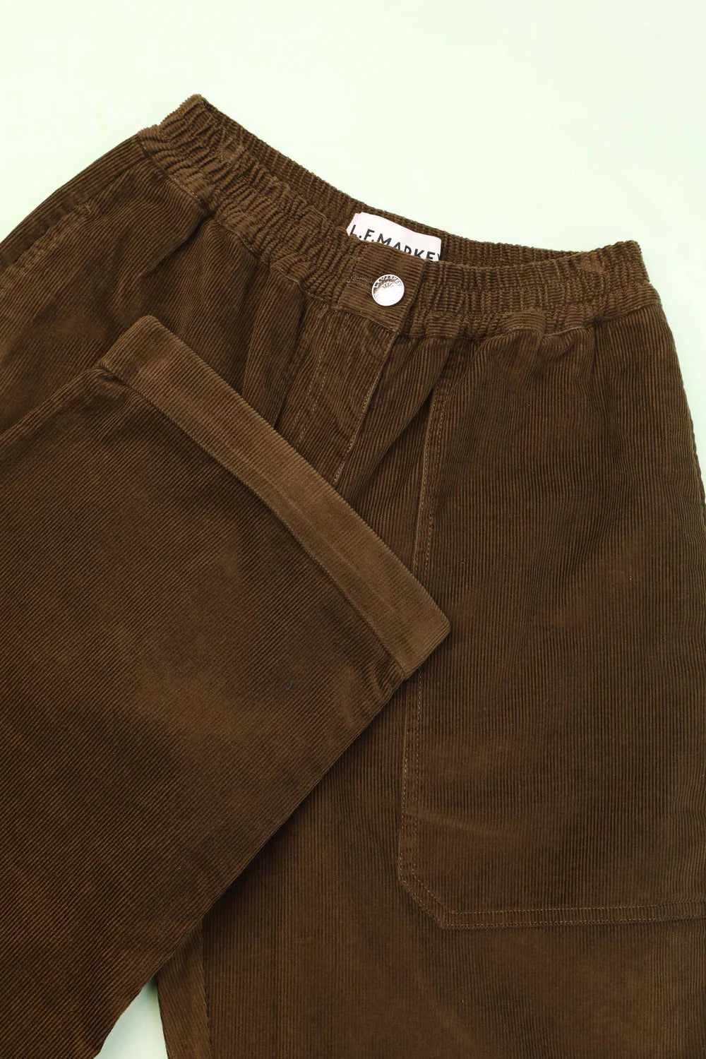 Dark Olive Beckett Crop Trouser