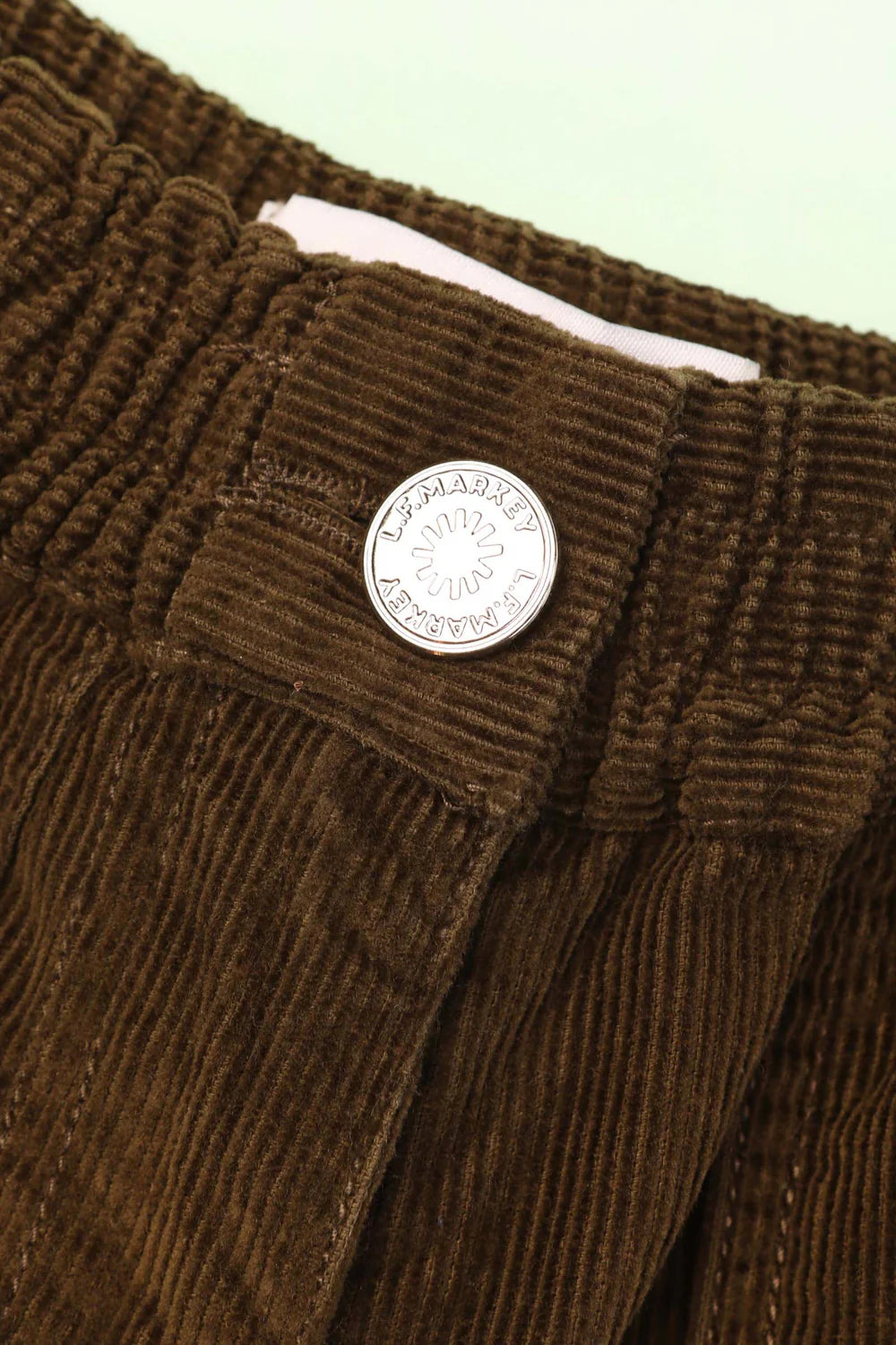 Dark Olive Beckett Crop Trouser