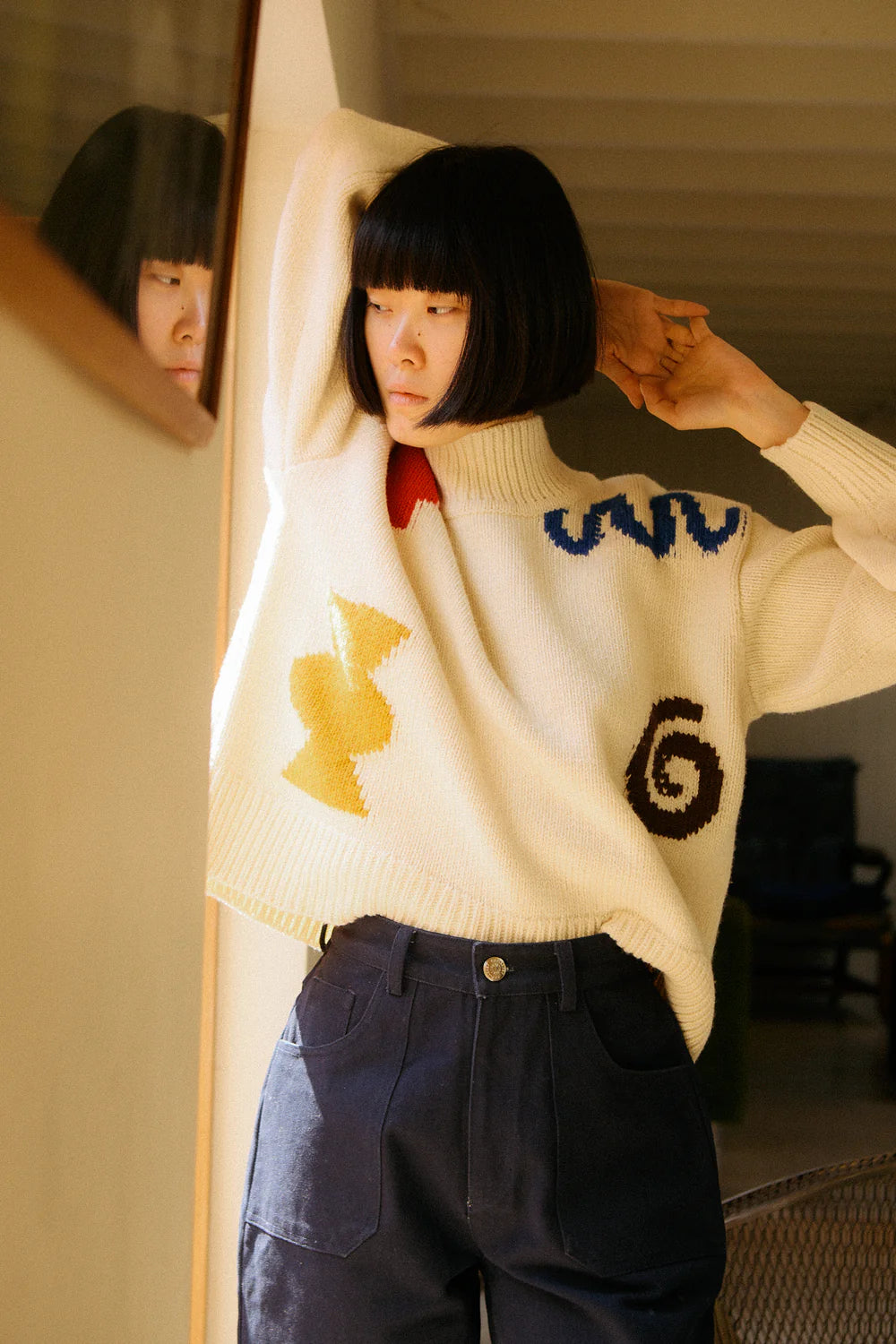 Ecru Miro Knit