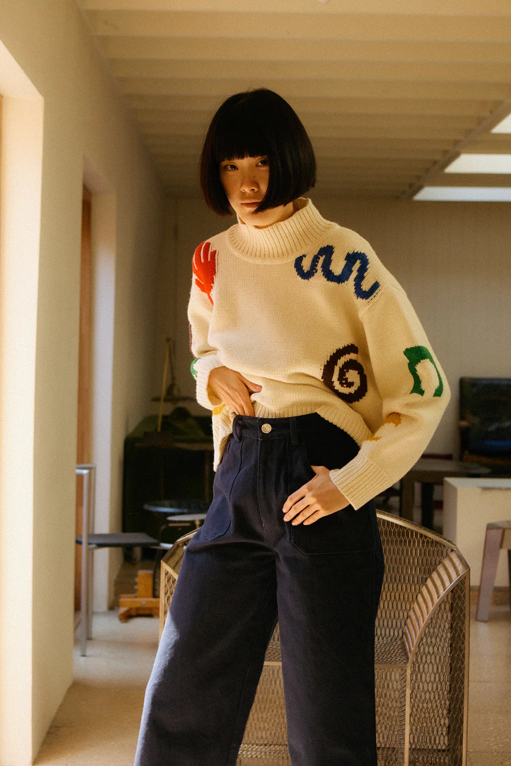Ecru Miro Knit