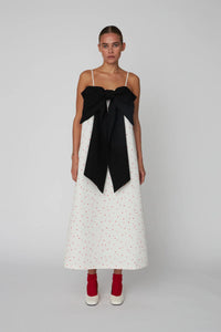 Heart Print Bow Dress