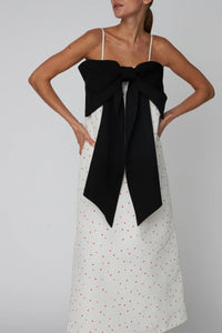 Heart Print Bow Dress