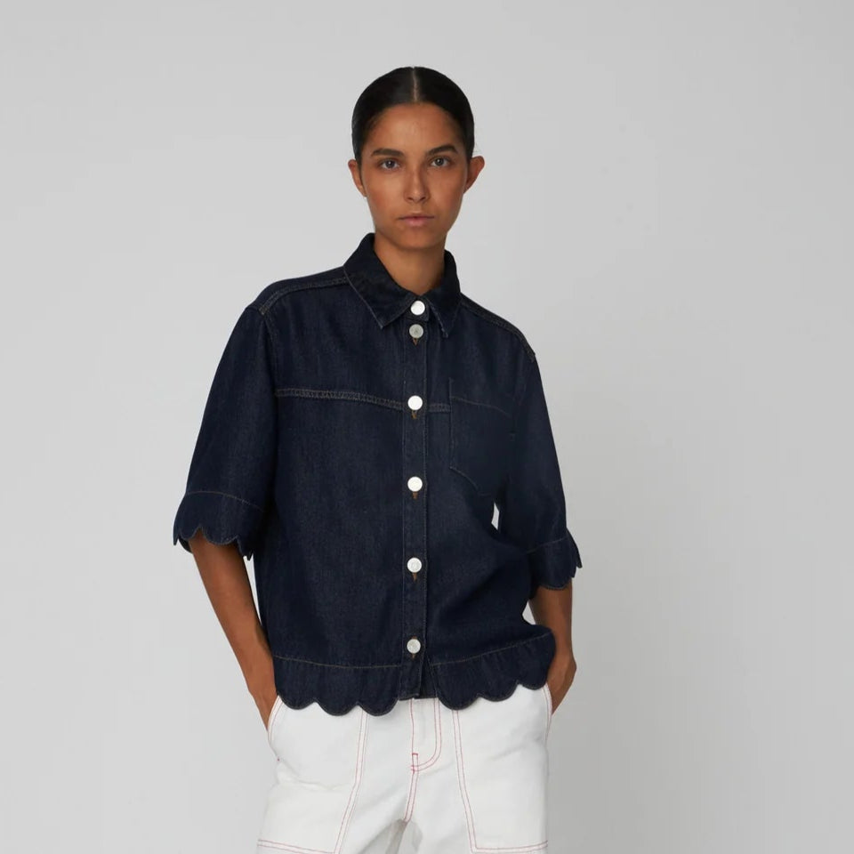 Blue Denim Shirt - Last One (size 38)