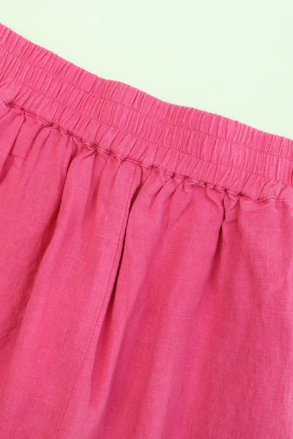 Fuchsia Linen Shorts - Last One